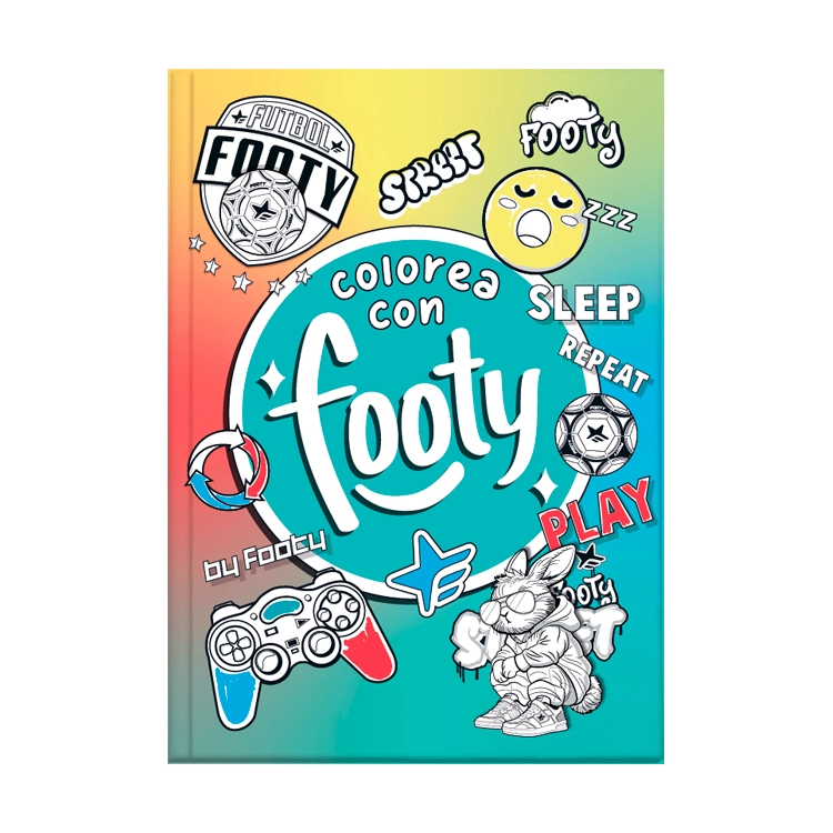 Libro para Colorear Inkdrop Footy Boys Art.566273